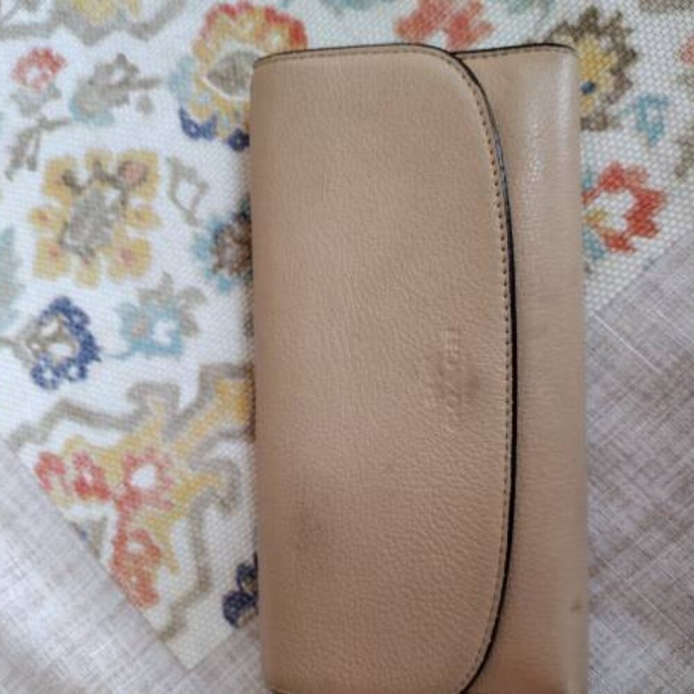 Coach Large Tan Wallet